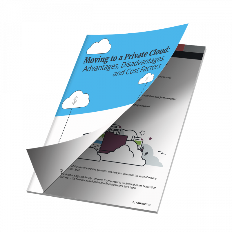 Moving to a private cloud pros cons and cost factors